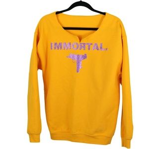 IMMORTAL Graphic Yellow Sweatshirt